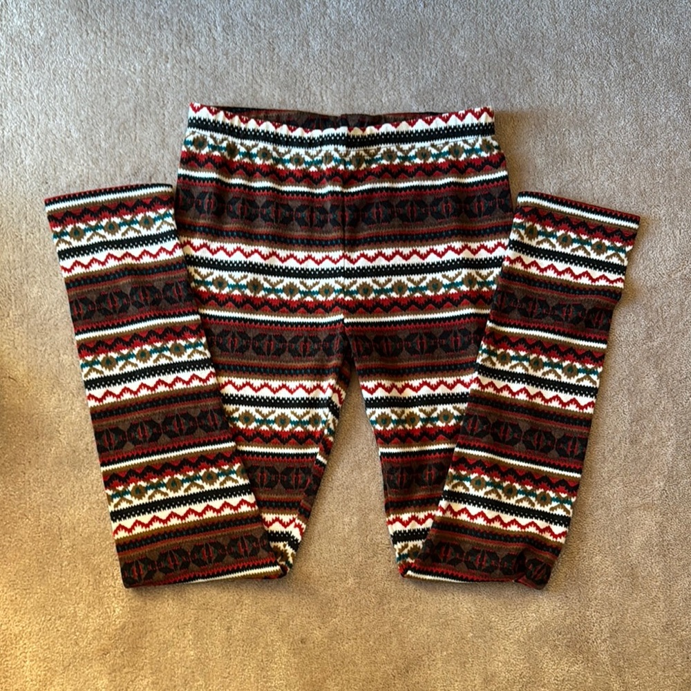 Patterned Knit Leggings